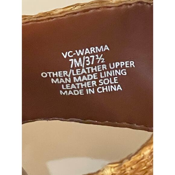 Vince Camuto Sandals Sleepers Block Heel Size 7 - Picture 6 of 7